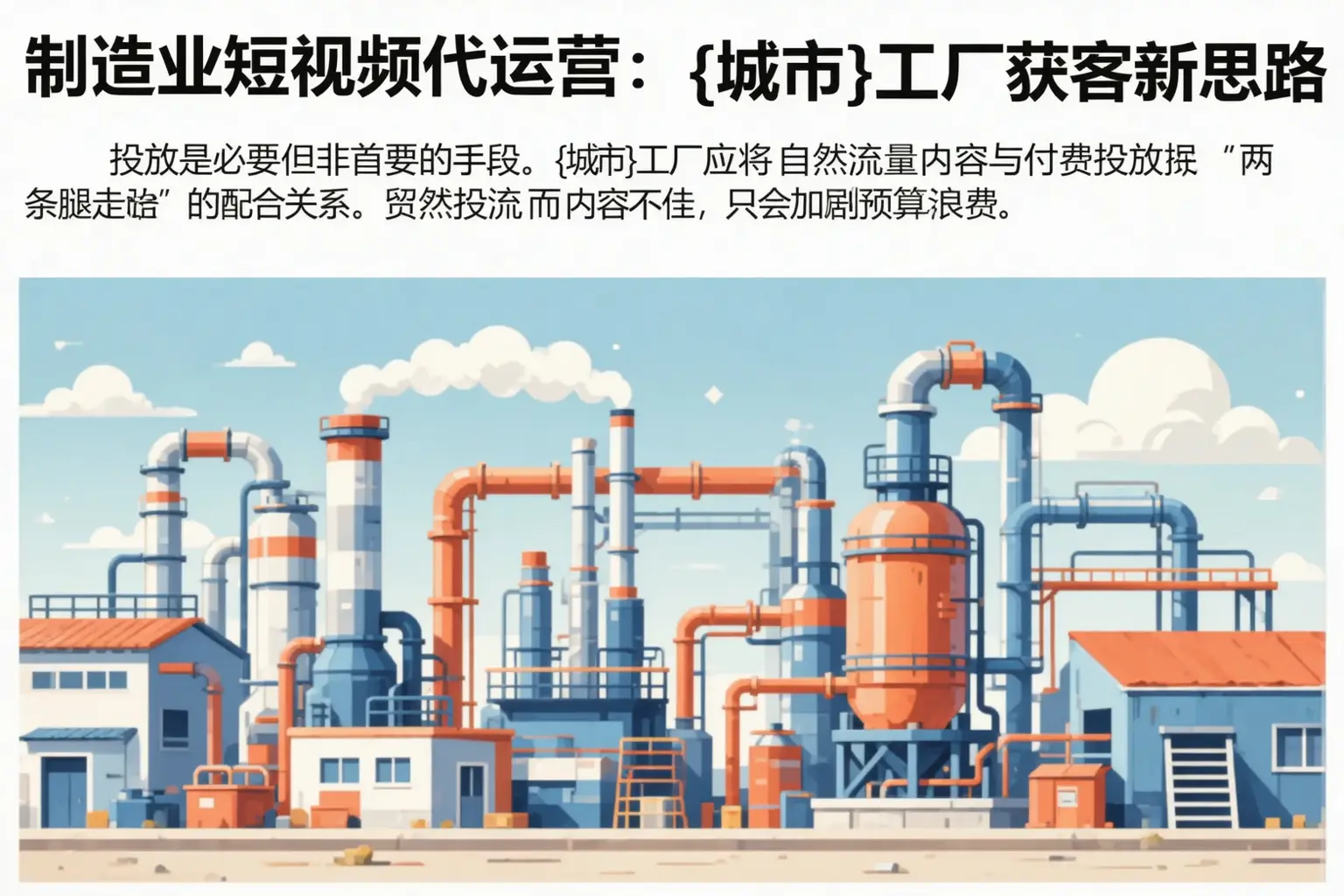 制造业短视频代运营：九原工厂获客新思路