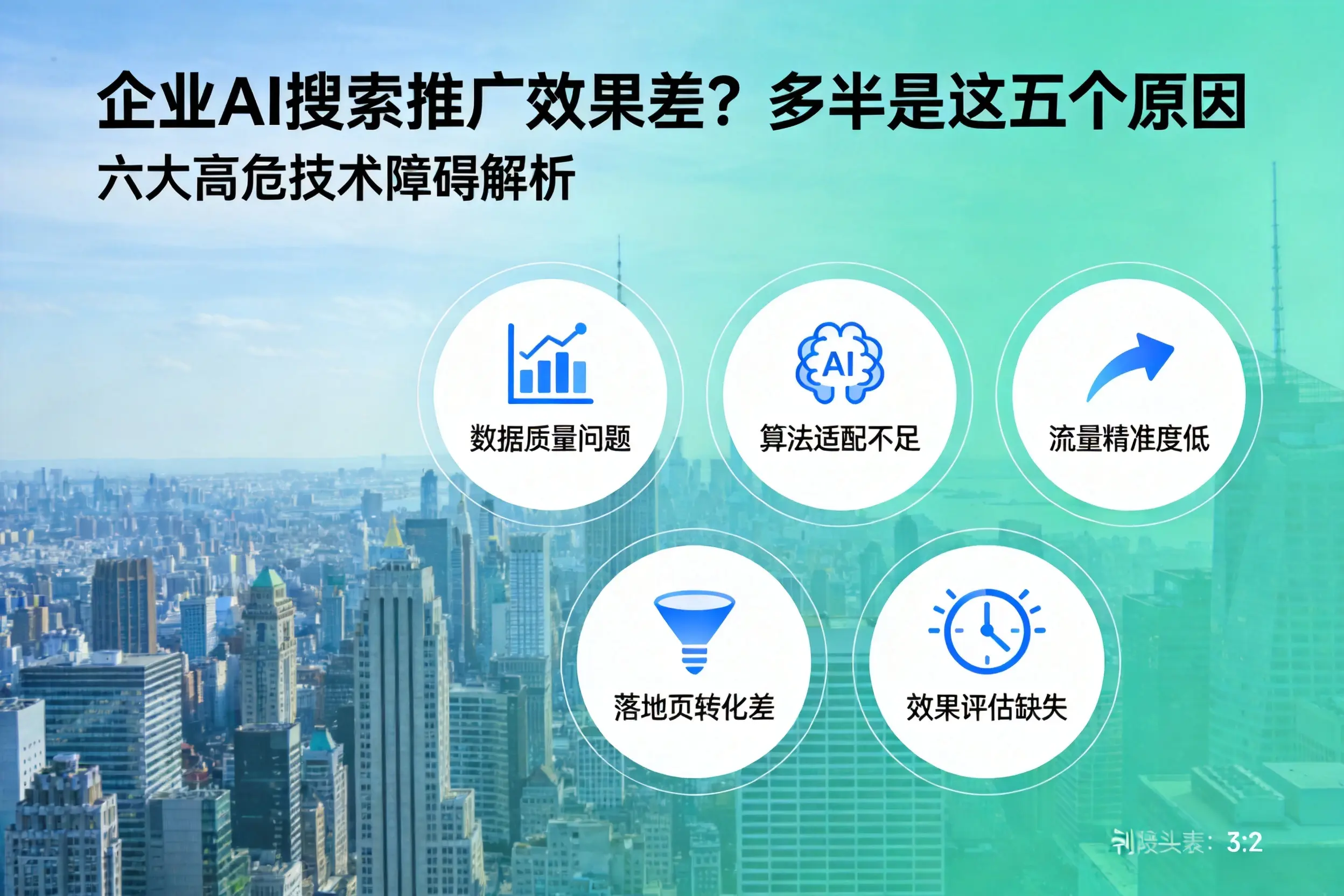 九原企业AI搜索推广效果差？多半是这五个原因